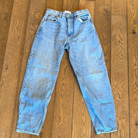 Abercrombie & Fitch Denim - Abercrombie & Fitch Light Blue High Rise Jeans